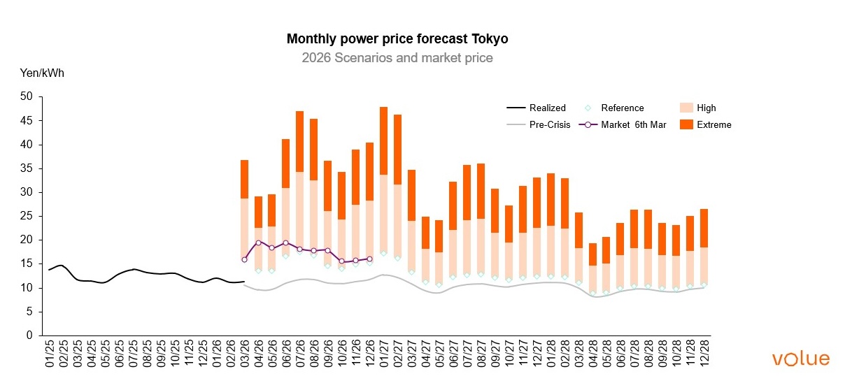 Iran crisis: gas price scenarios and impact on Continental Europe and Japan